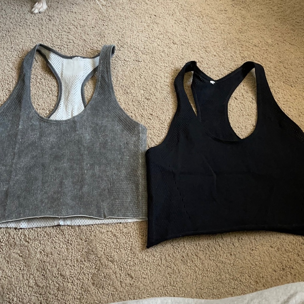 Cropped Adidas Workout Tanks